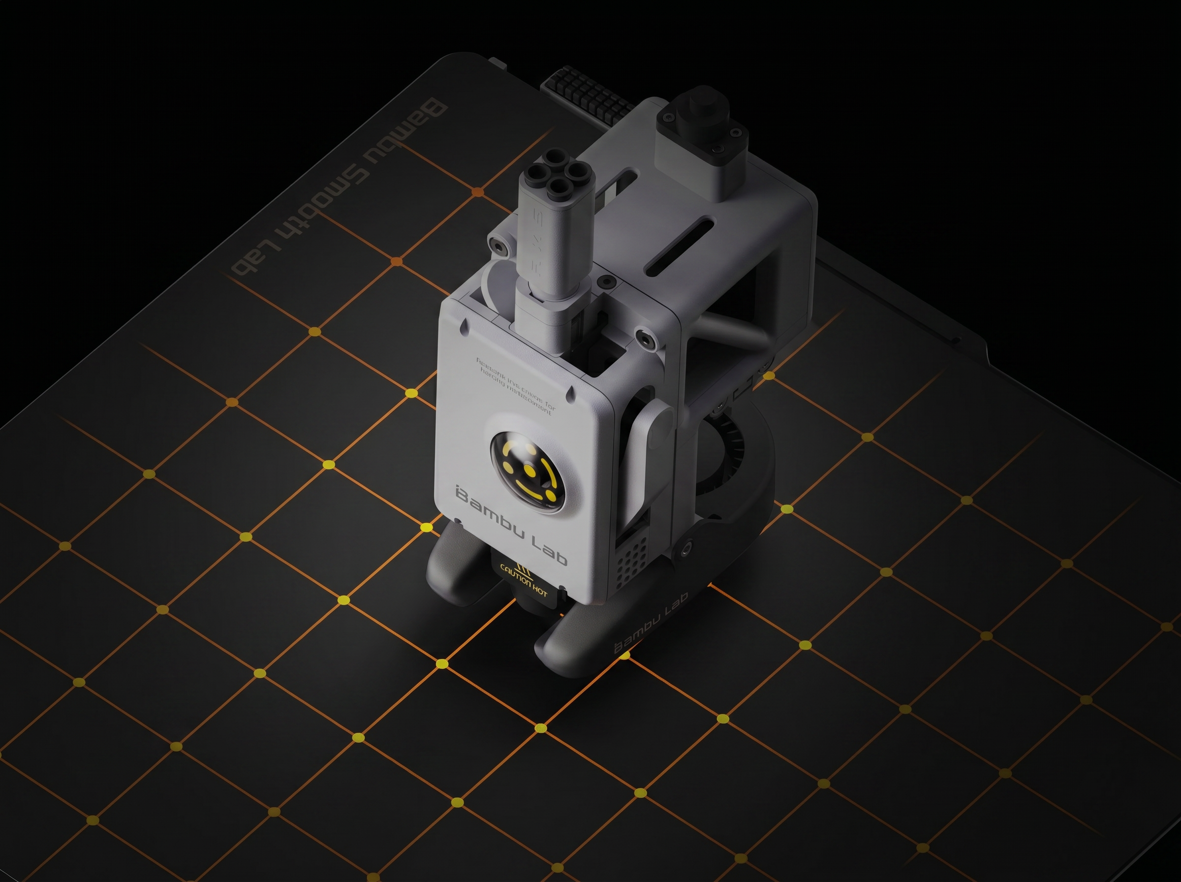 Bambu lab a1 series full-auto calibration animated image