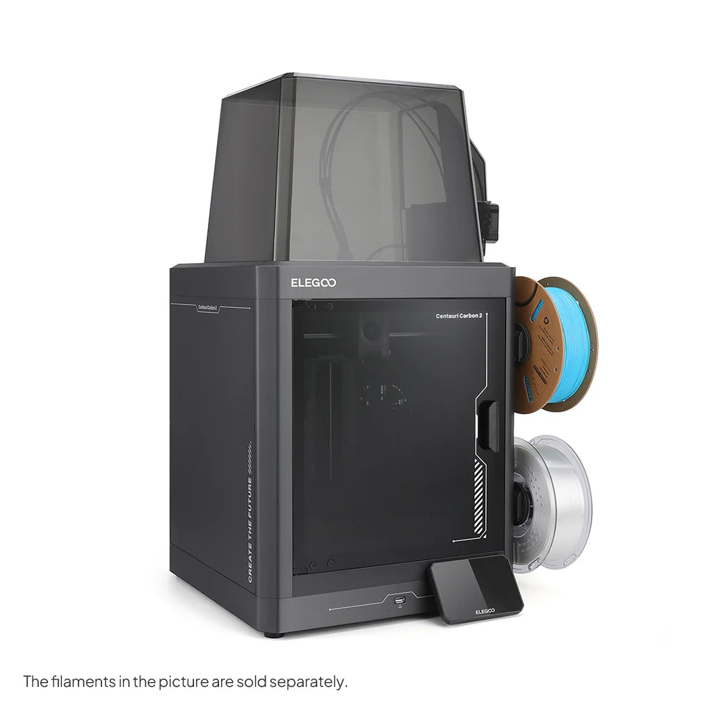 Additronix Elegoo Centauri Carbon 2 3D printer with sleek design and advanced build features, ready for detailed resin printing.