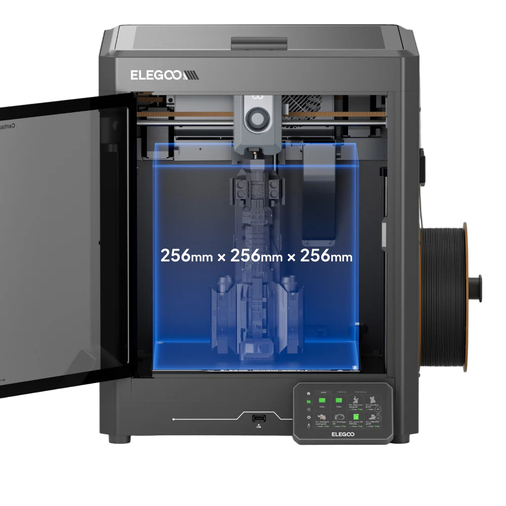 ELEGOO Centauri Carbon 3D printer by Additronix with sleek design and digital controls, ready for high-quality resin printing.