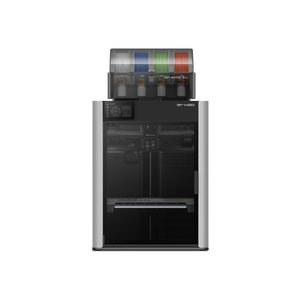 Additronix Bambu Lab H2D AMS Combo 3D printer with dual extruders and automatic material system, showcasing its sleek design and print bed