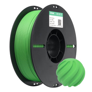 Additronix eSUN PLA BASIC filament in brick red, showing a spool of 3D printing filament on a white background.