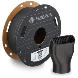 Additronix Fiberon PA6-CF20 filament spool, high-strength black reinforced nylon material for 3D printing applications