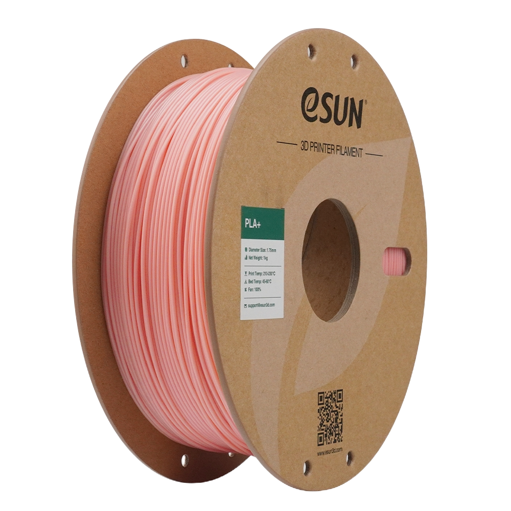 Black eSUN PLA+ filament by Additronix, 1.75mm diameter, 1 kg spool for 3D printing.