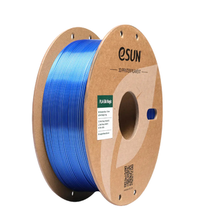 Black and coral pink eSUN PLA-Silk Magic filament spool by Additronix, 1.75mm, 1kg, showcasing the vibrant, glossy filament.