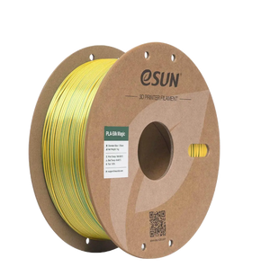 Additronix eSUN PLA-Silk Magic filament in black, coral, and pink, 1.75mm, 1kg spool for 3D printing.