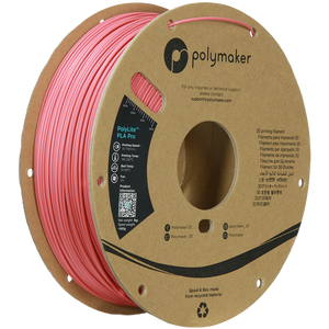 Black Additronix PolyLite PLA Pro filament spool with 1.75mm diameter and 1kg weight for 3D printing.