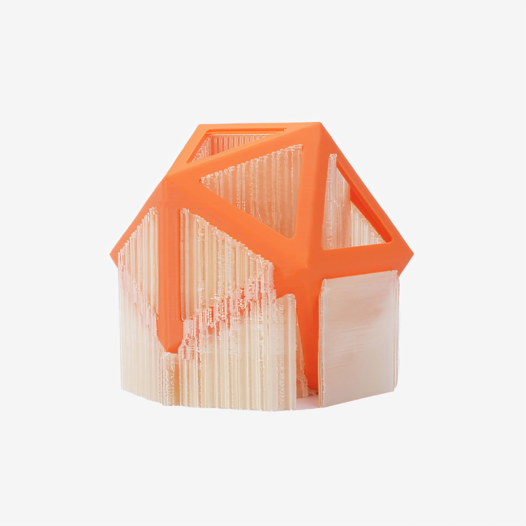 Additronix Bambu Lab PVA filament spool, 0.5kg, clear 3D printing filament for precise and strong prints.