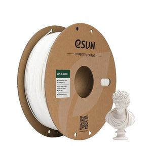 Additronix eSUN PLA-Matte filament spool showing textured, matte finish 3D printing filament for creative projects.