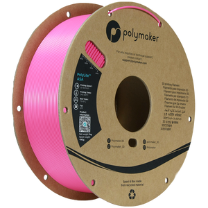 Additronix PolyLite ASA filament spool with vibrant orange color, showcasing the durable 3D printing material.