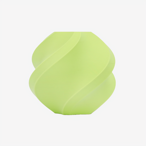 Additronix Bambu Lab PLA matte filament in vibrant Apple Green, showing a spool of high-quality 3D printing filament.