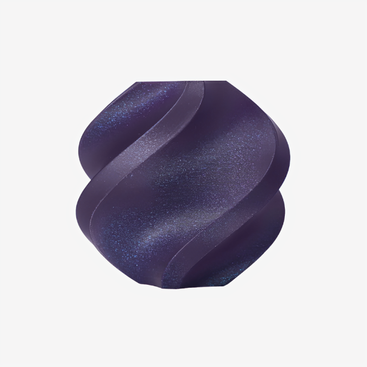 Additronix Bambu Lab PLA Galaxy filament spool in purple, 1 kg, showing the colorful filament for 3D printing.