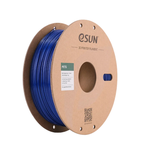 Translucent blue Additronix eSUN PETG filament spool, 1.75mm diameter, 1kg roll for 3D printing.