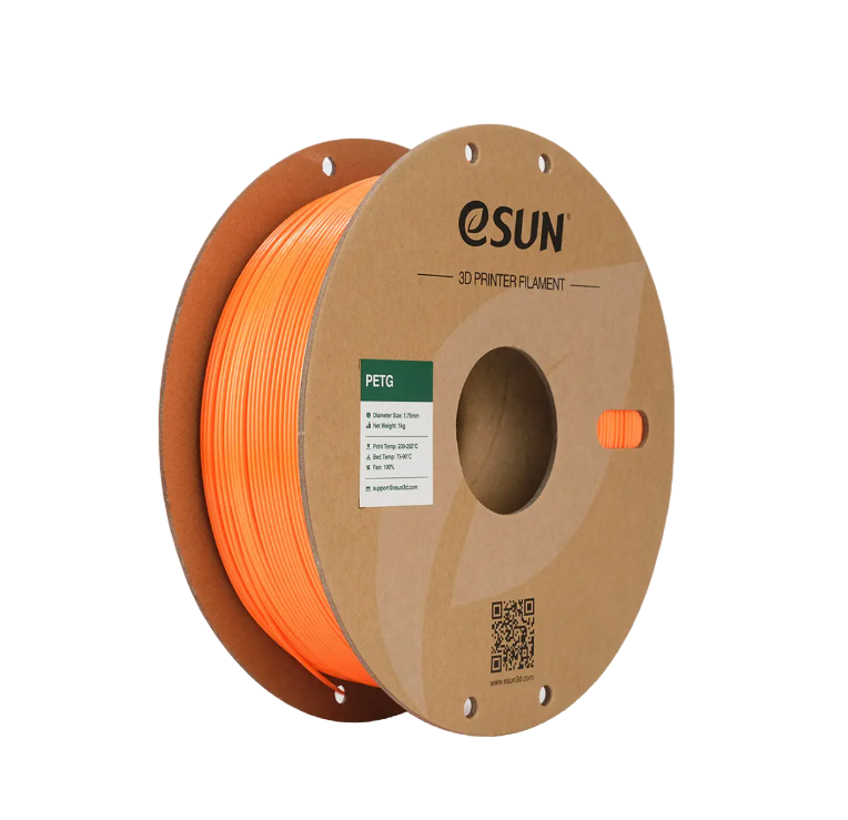 Translucent blue Additronix eSUN PETG filament spool, 1.75mm diameter, 1kg, ideal for 3D printing projects