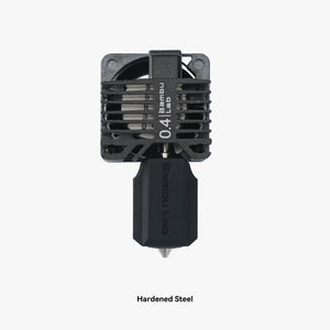 Additronix Bambu Hotend P1 Series spare part in 0.4mm hardened steel, showing the complete hotend assembly for 3D printers.