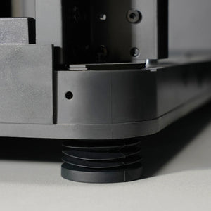 Additronix Anti-Vibration Feet for X1 and P1 Series spare parts, close-up of black rubber feet with metal mounting plates.