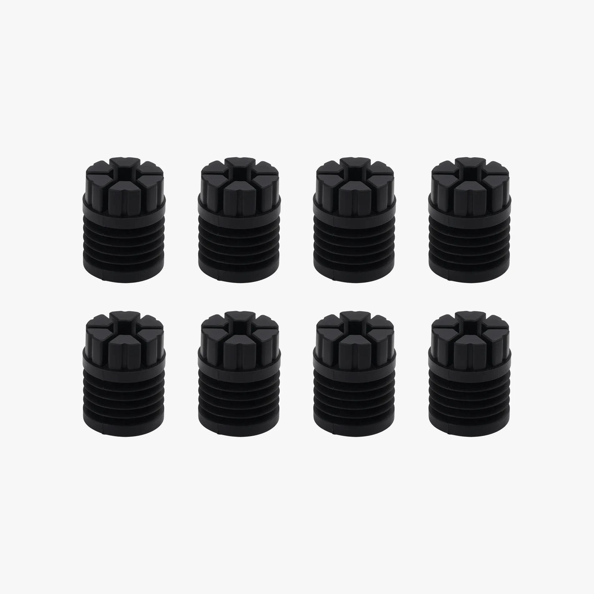 Additronix Anti-Vibration Feet for X1 and P1 Series spare parts, close-up of black rubber feet with metal mounting base.