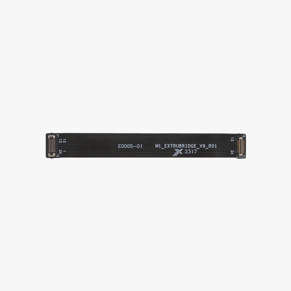 Additronix TH Board FPC Cable V9 for X1 Series, spare parts showing the flexible flat cable with connectors