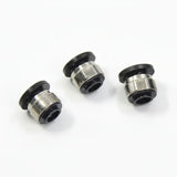 Additronix PTFE tube connector for AMS, P1P, P1S, X1, X1C, X1E spare parts, showing the durable plastic fitting.