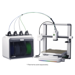 Additronix Creality SPARKX i7 3D printer with transparent enclosure and built-in touchscreen display on a work table.