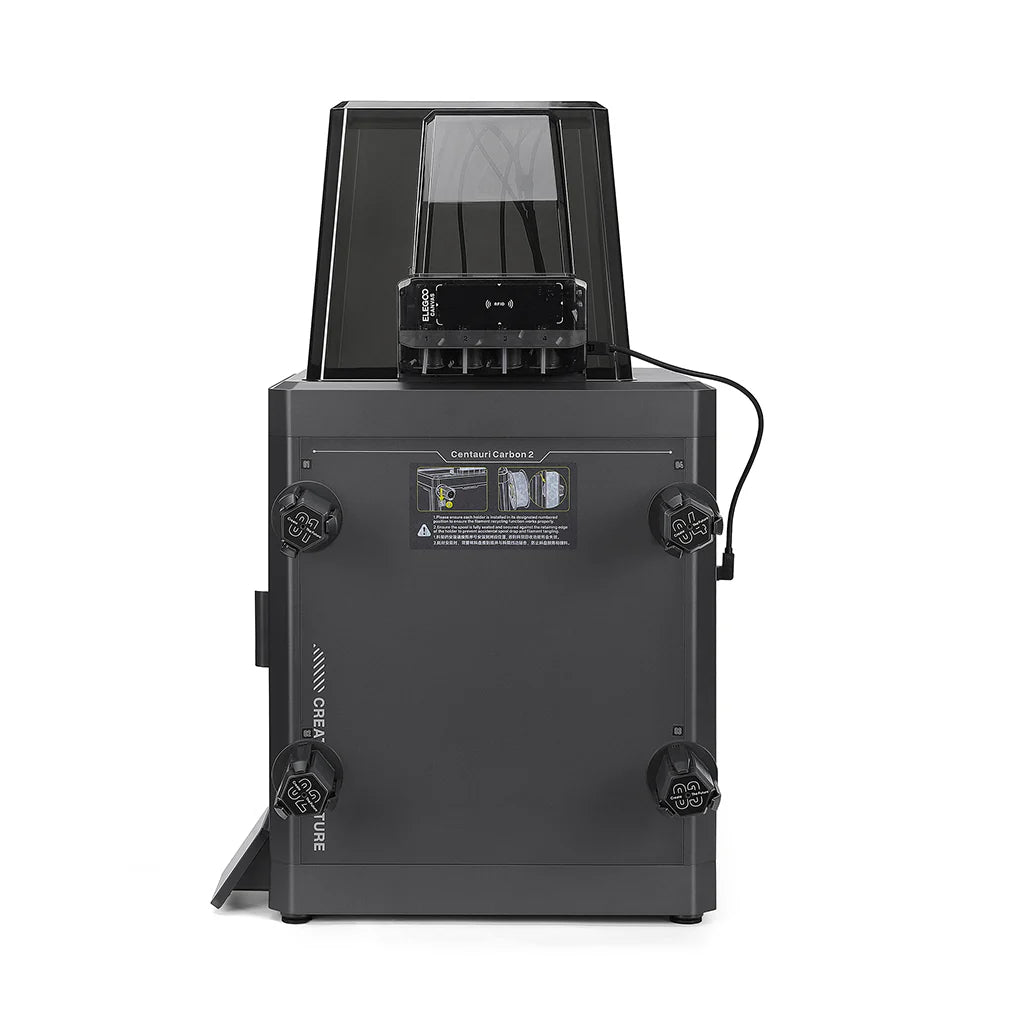 Additronix Elegoo Centauri Carbon 2 3D printer with dual nozzles and sturdy frame, ideal for high-quality 3D printing projects