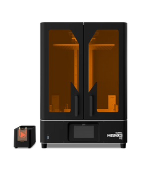 Additronix Phrozen Sonic Mega 8K V2 3D printer shown with its sleek design and build platform for high-resolution resin printing.
