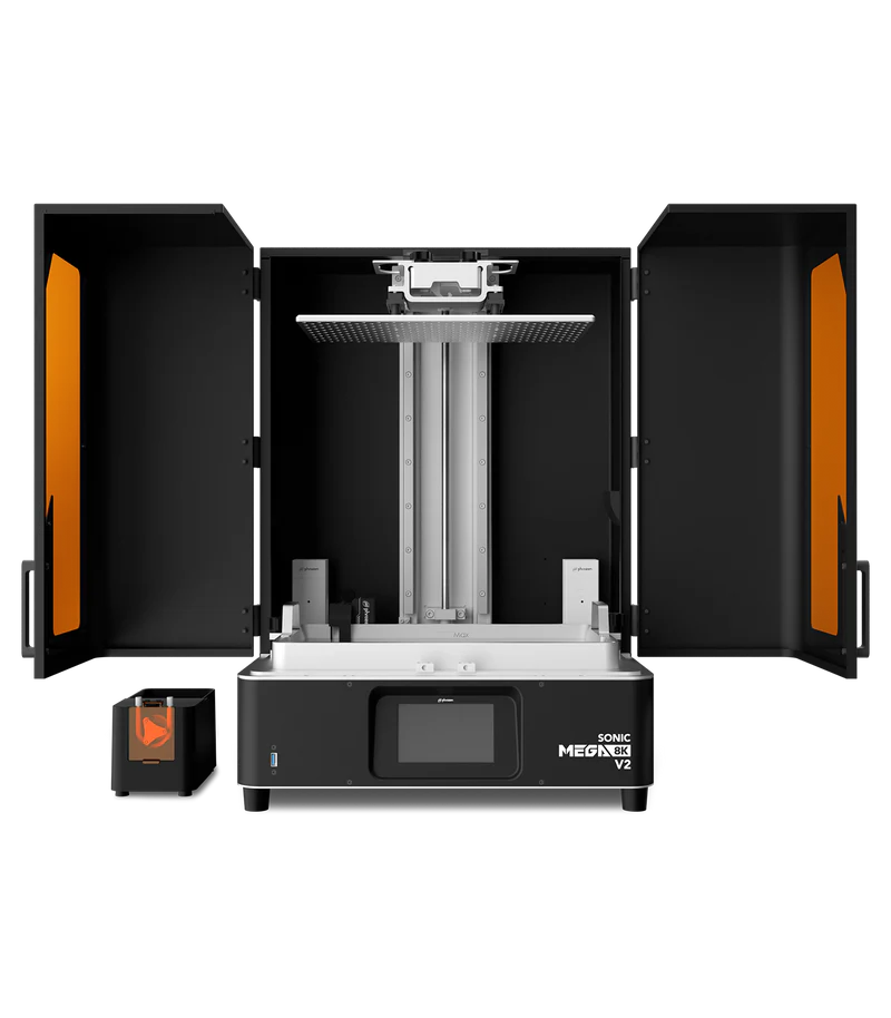 Additronix Phrozen Sonic Mega 8K V2 3D printer with large build volume and high-resolution LCD screen for detailed resin prints.