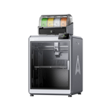 Additronix Creality K2 Plus Combo 3D printer with build platform, filament spool holder, and control panel, ready for 3D printing.