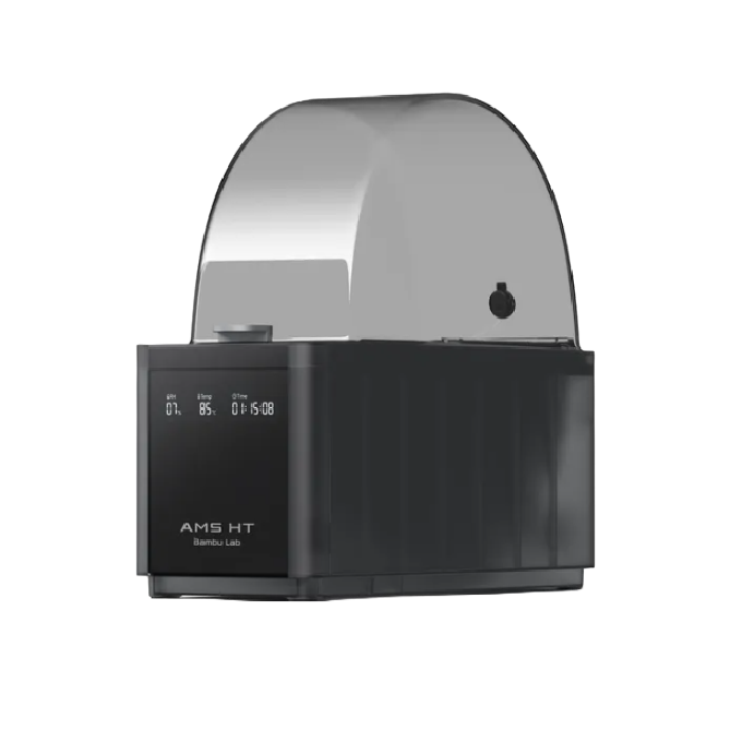 Additronix Bambu Lab AMS HT Automatic Material System accessory for 3D printers, shown with cables and mounting components.