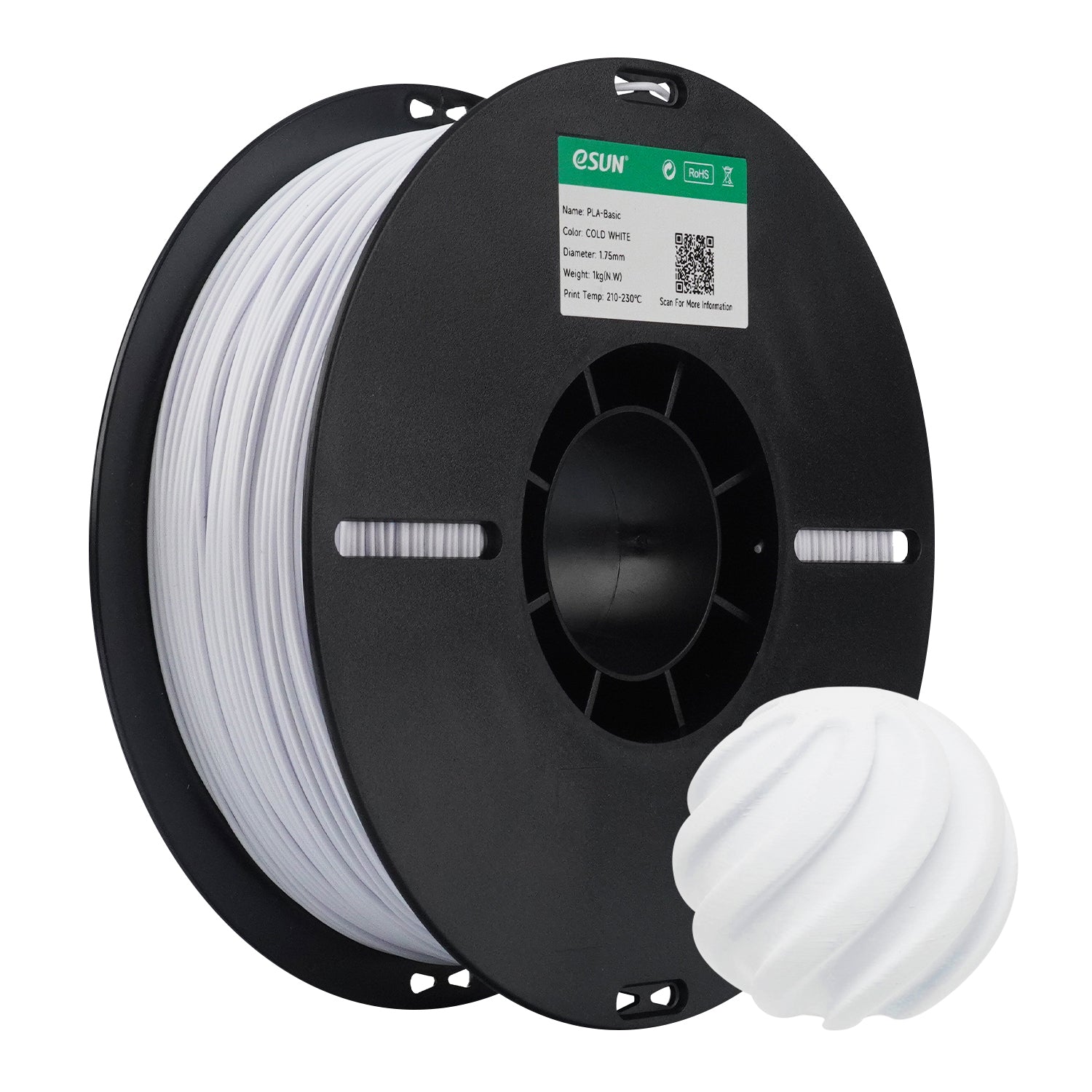 Red Additronix eSUN PLA BASIC filament spool for 3D printing, showing the vibrant brick-red color and filament texture.