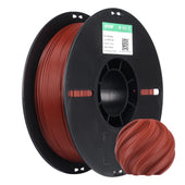 Red eSUN PLA Basic filament spool from Additronix, showing the brick-red 3D printing filament wound on a reel.