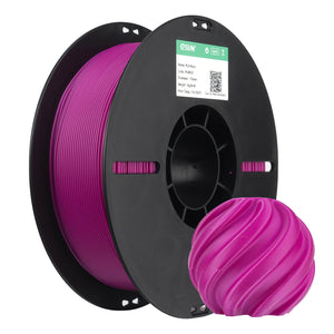 Additronix eSUN PLA BASIC filament in brick red color, showing the spool and filament roll for 3D printing.