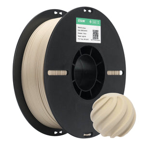 Additronix eSUN PLA BASIC filament spool in brick red color, showcasing the 3D printing filament on a spool.
