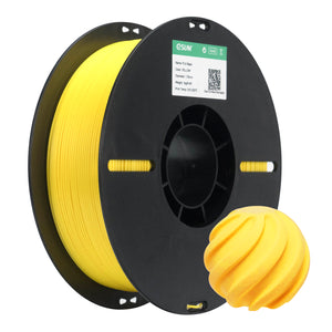 Red eSUN PLA BASIC filament spool from Additronix, showing the vibrant brick-red 3D printing filament.