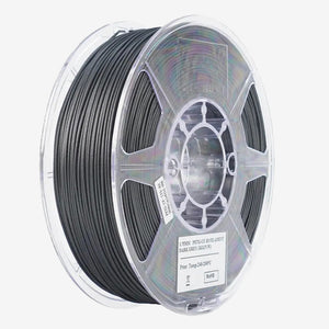 Dark grey eSUN PETG-CF filament spool from Additronix, showing the textured, high-strength carbon fiber composite 3D printing material.