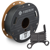 Additronix Fiberon PET-CF17 filament spool, showcasing clear, flexible filament for 3D printing applications.