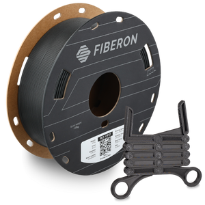 Additronix Fiberon PET-CF17 filament spool, showcasing clear, flexible filament for 3D printing applications.