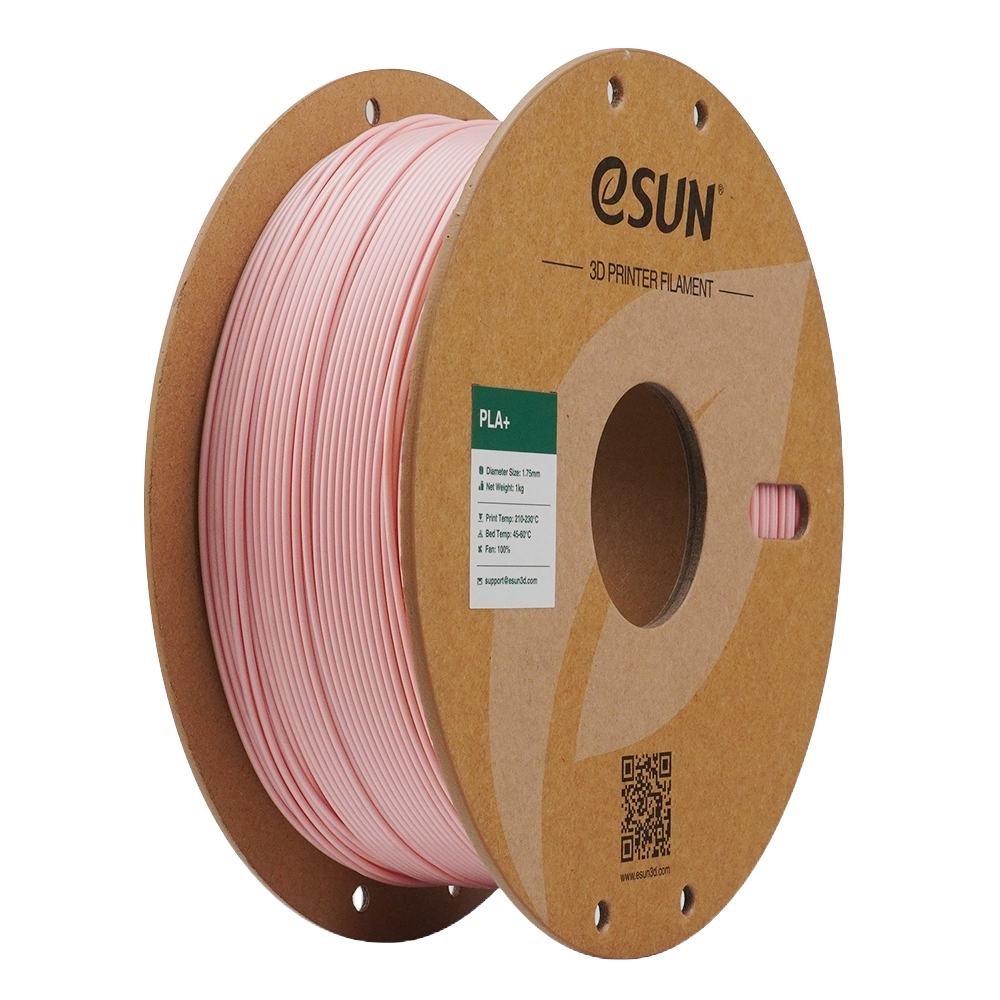Black eSUN PLA+ filament by Additronix, 1.75mm diameter, 1kg spool for 3D printing.