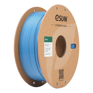 Black eSUN PLA+ filament spool from Additronix, 1.75mm diameter, 1kg for 3D printing, shown on a clean surface.