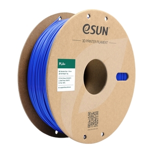 Black eSUN PLA+ filament spool from Additronix, 1.75mm diameter, 1 kg for 3D printing.