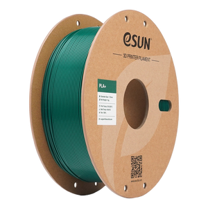 Black eSUN PLA+ filament by Additronix, 1.75mm diameter, 1kg spool for 3D printing.