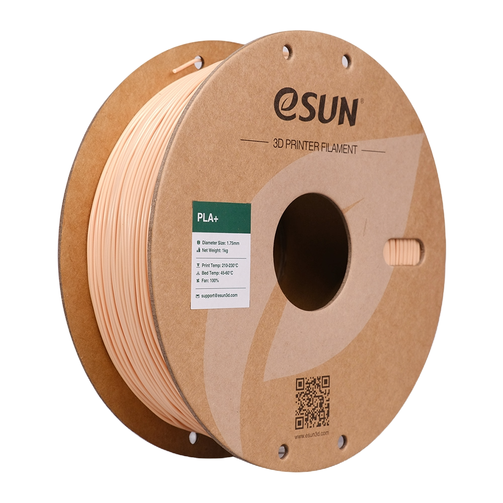 Black eSUN PLA+ filament by Additronix, 1.75mm diameter, 1kg spool for 3D printing projects.