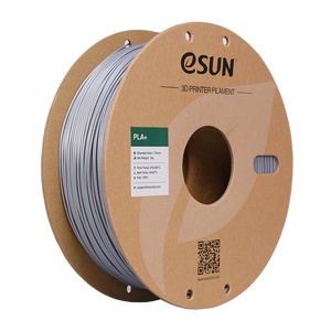 Black eSUN PLA+ filament spool from Additronix, 1.75mm diameter, 1kg roll for 3D printing.