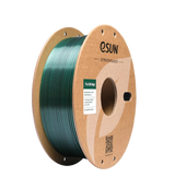 Black and coral pink eSUN PLA-Silk Magic filament spool by Additronix, 1.75mm, 1kg, showcasing vibrant, shiny 3D printing filament.