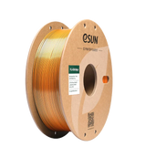 Additronix eSUN PLA-Silk Magic filament in black, coral pink, 1.75mm, 1kg spool, showcasing vibrant, shiny 3D printing filament.