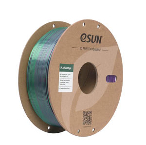 Black and coral pink eSUN PLA-Silk Magic filament by Additronix, 1.75mm, 1kg spool, showcasing the vibrant filament colors.