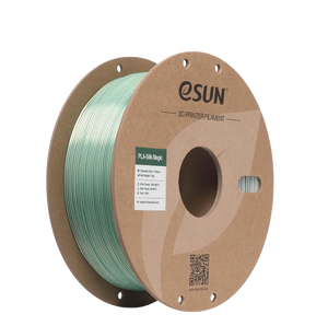 Additronix eSUN PLA-Silk Magic filament in black coral pink, 1.75mm, 1kg spool for 3D printing.