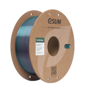 Black and coral pink eSUN PLA-Silk Magic filament spool by Additronix, showing 1.75mm 1kg filament with a glossy finish.