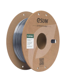 Additronix eSUN PLA-Silk Magic filament in black, coral, and pink colors, 1.75mm diameter, 1 kg spool for 3D printing.