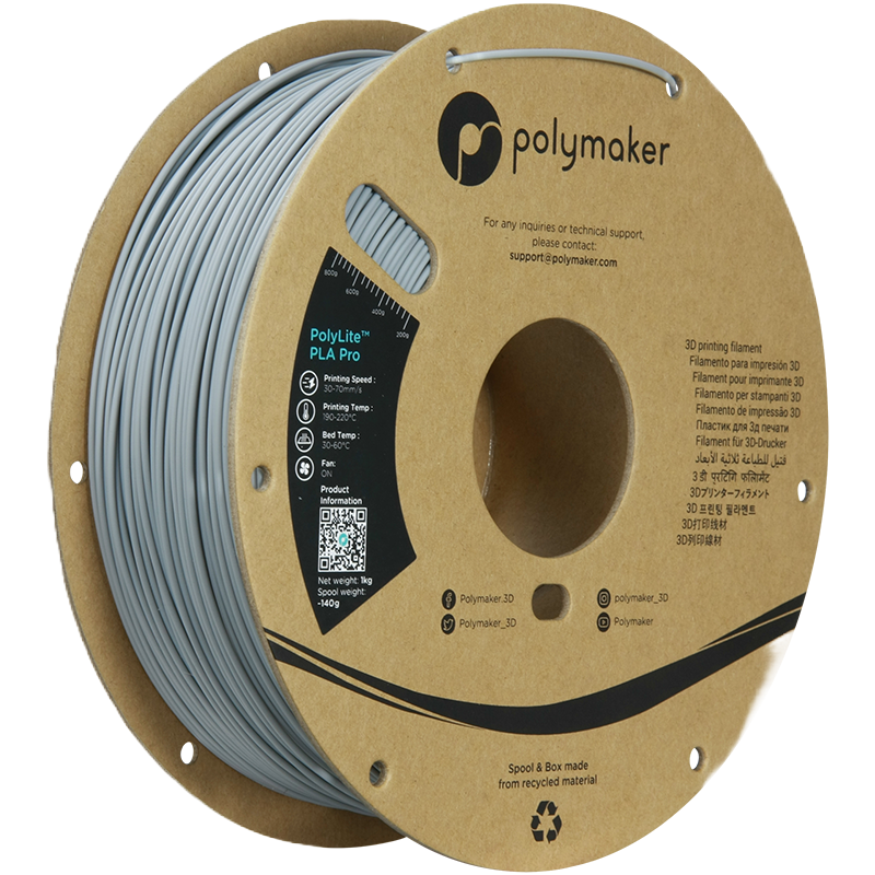 Black Additronix PolyLite PLA Pro filament roll for 3D printing, 1.75mm, 1kg spool with hex color code 0C0E0C.