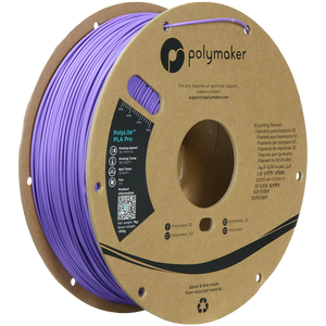 Black Additronix PolyLite PLA Pro filament spool, 1.75mm, 1kg, ideal for 3D printing projects